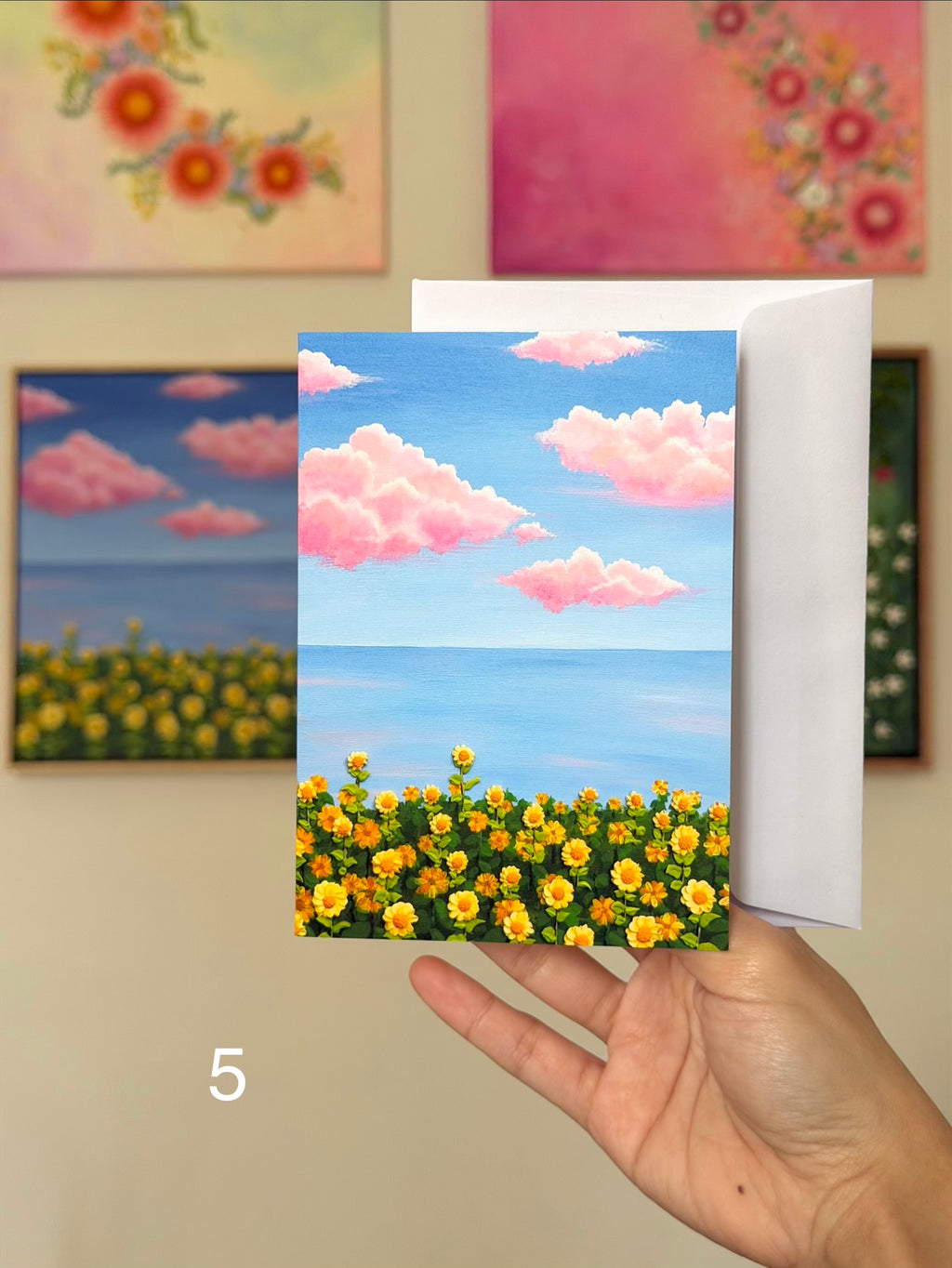 Limited Edition Flora Greeting Card Set 3