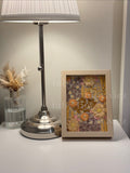 Original Floral Textured Art –  Tabletop Framed Collection S06