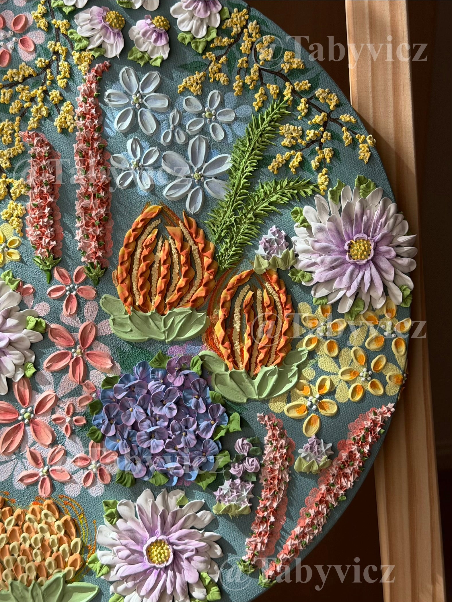 Whispers in Bloom—Floral Textured Wall Art