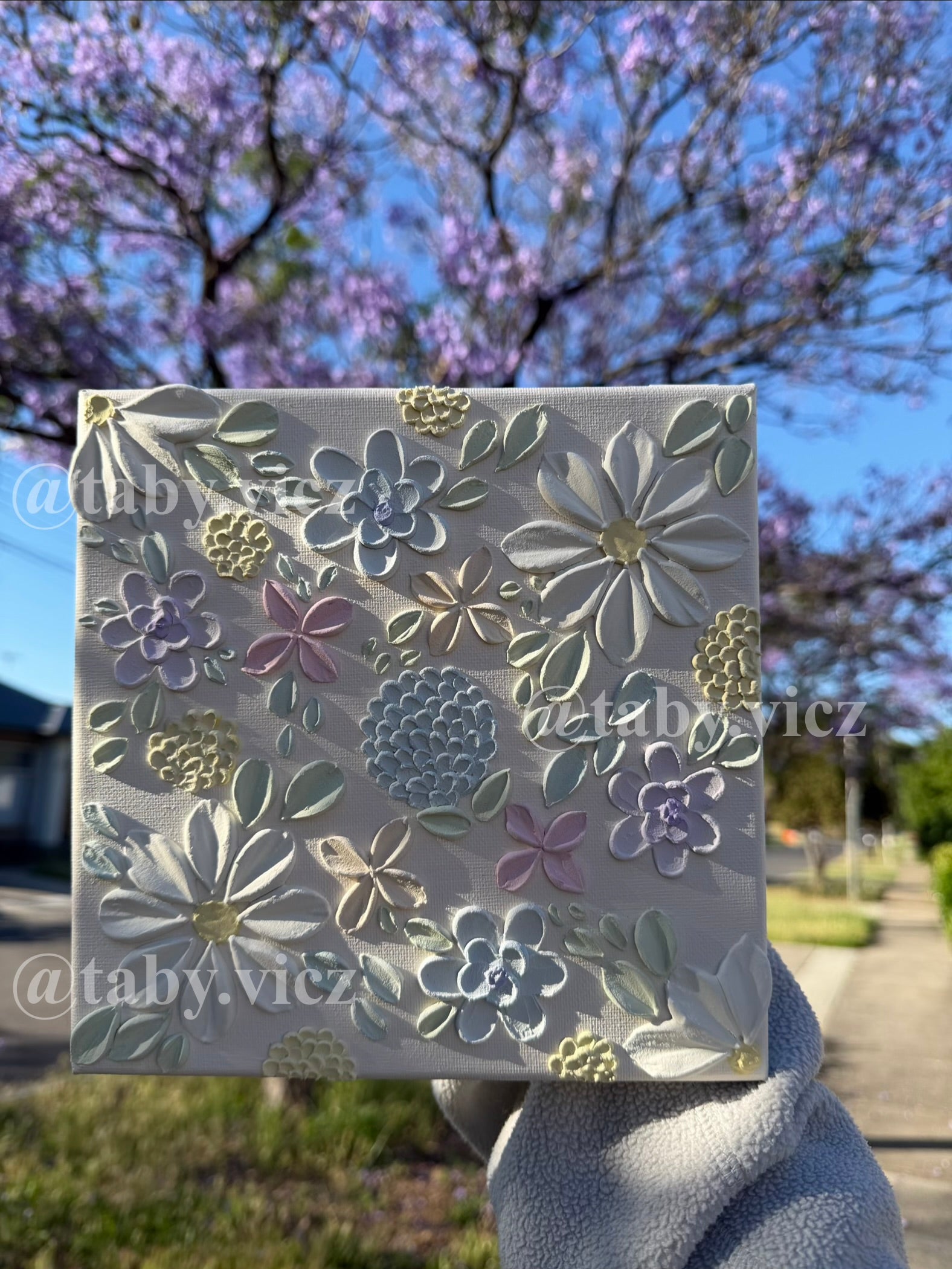 Floral Textured